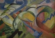 Franz Marc The Lamb oil on canvas